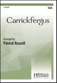 Carrickfergus SSA choral sheet music cover
